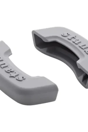 Authentic Set of 2 handles for cocotte cookware, silicone, Grey - Staub
