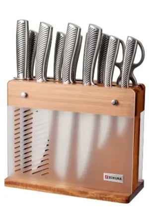 14-piece knife set, German stainless steel - Zokura Premium