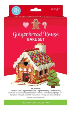 Brand New Gingerbread House 12-pc Bake Set